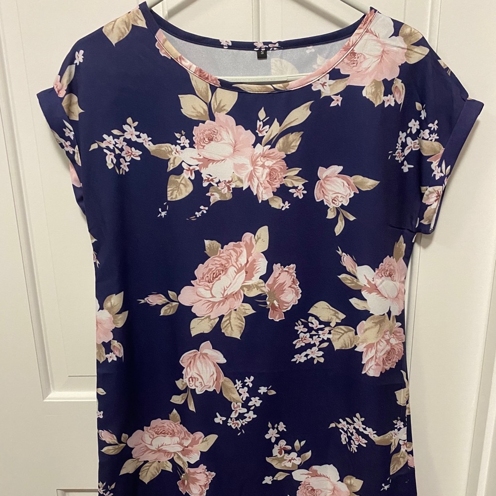 Navy Shift Dress